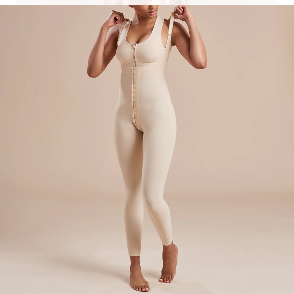 GIRDLE WITH HIGH BACK - ANKLE LENGTH - FAJA - BODYSUIT- OPEN BUST